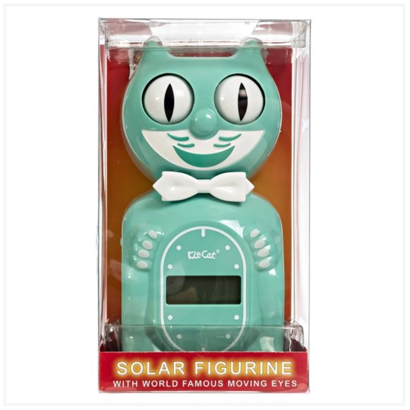 Solar powered Kit-Cat clock Digital Alarm Klock Ocean Waves - Picture 2 of 5